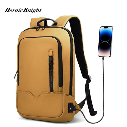 Backpack Men Multifunction Business Waterproof Slim Laptop Backpack Fashion 15.6" Travel Backpack for Work School